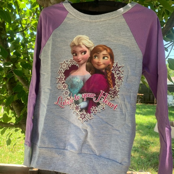 Disney frozen girls long sleeve top - Picture 1 of 2